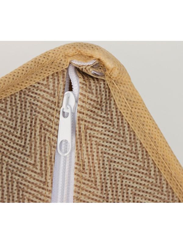 Органайзер для хранения белья Доляна «Гусиная лапка», 12 отделений, 32×24×12 см, цвет бежевый