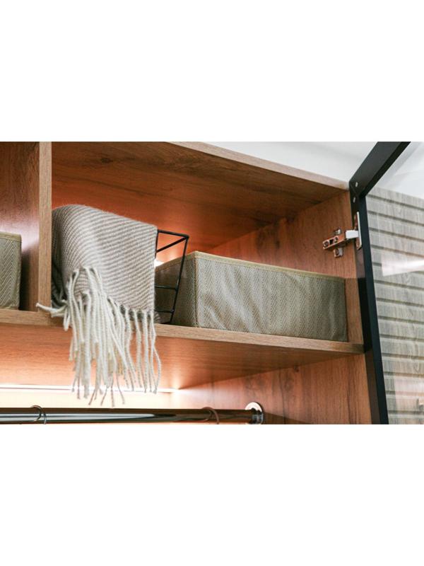 Органайзер для хранения белья Доляна «Гусиная лапка», 16 отделений, 32×32×12 см, цвет бежевый