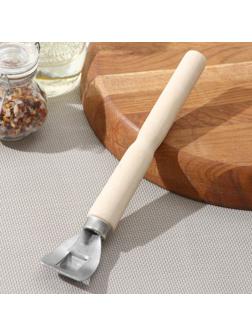 Чапельник с деревянной ручкой, 23,5 см, бук