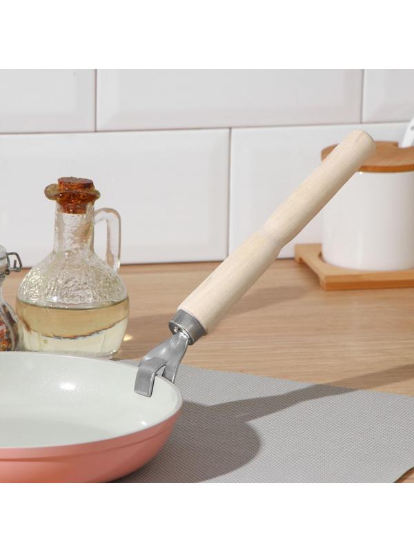 Чапельник с деревянной ручкой, 23,5 см, бук