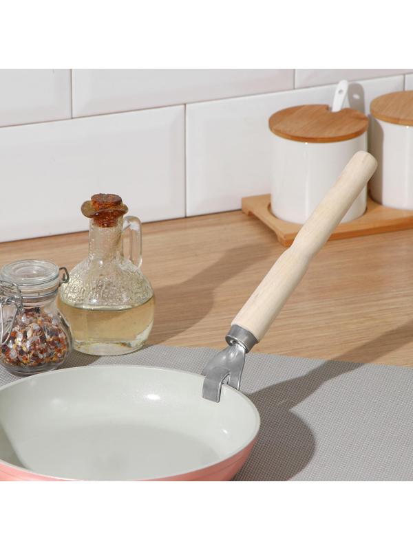 Чапельник с деревянной ручкой, 23,5 см, бук