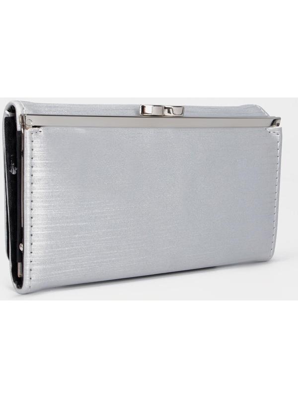 Кошелёк на магните, цвет серый