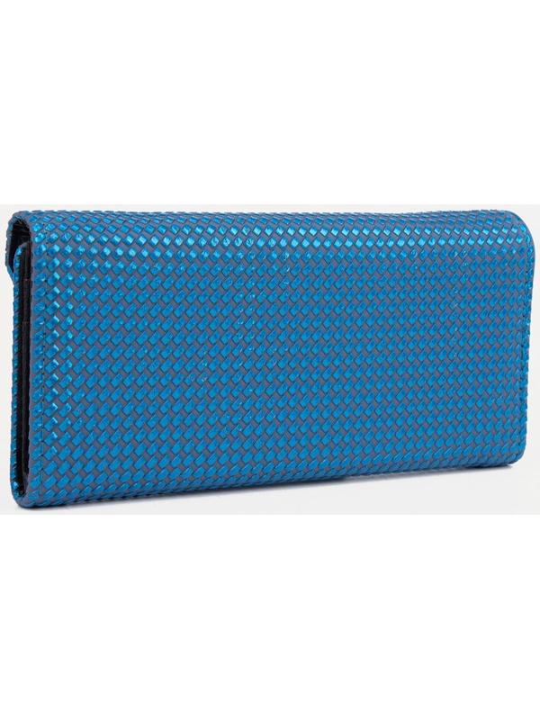 Кошелёк на магните, цвет синий