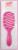 Расчёска массажная, вентилируемая, 8 × 23,5 см, цвет розовый