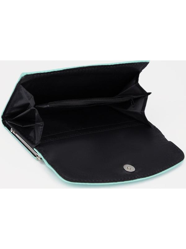 Кошелёк на магните, цвет зелёный