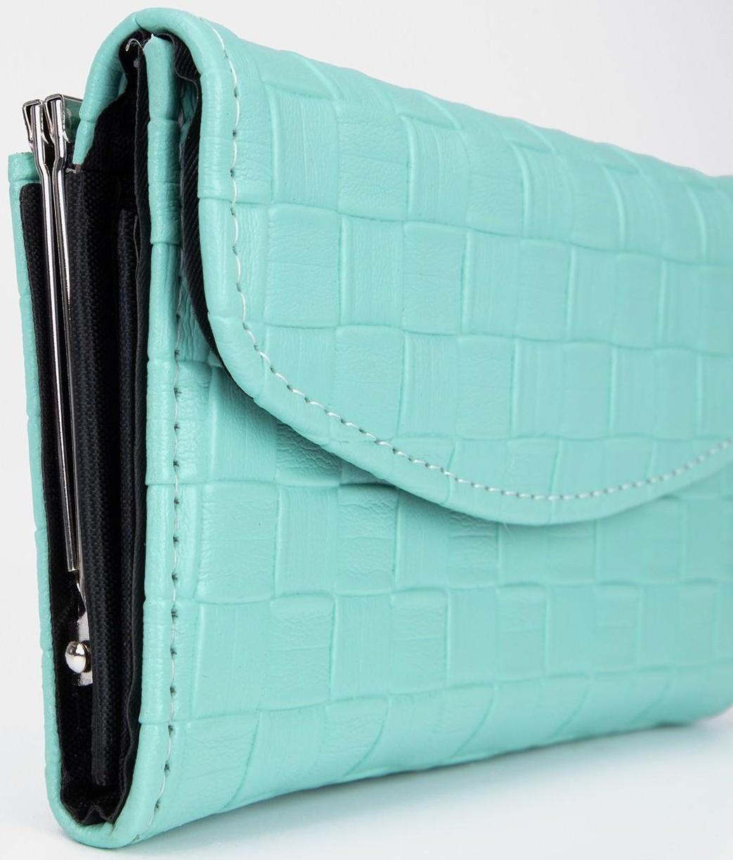 Кошелёк на магните, цвет зелёный