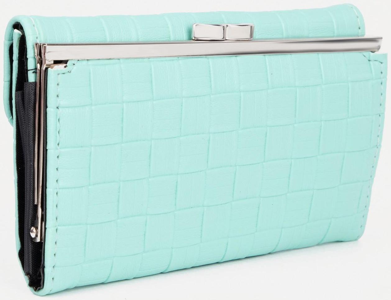 Кошелёк на магните, цвет зелёный