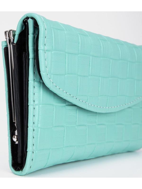 Кошелёк на магните, цвет зелёный