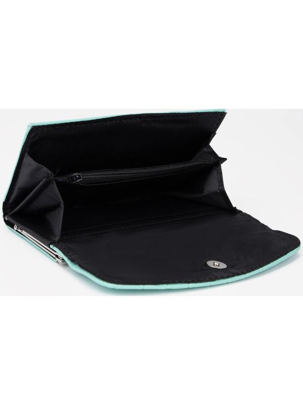 Кошелёк на магните, цвет зелёный