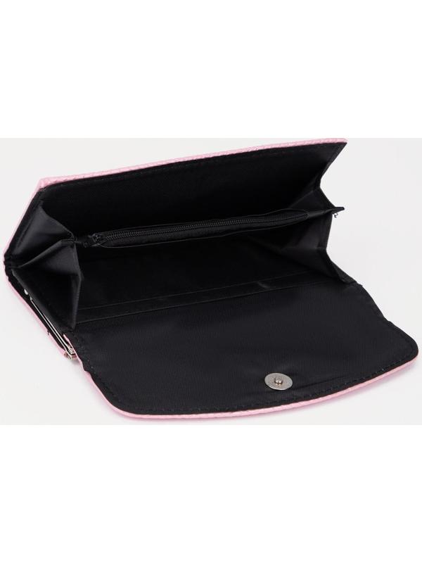 Кошелёк на магните, цвет розовый