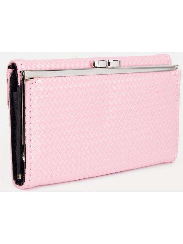 Кошелёк на магните, цвет розовый