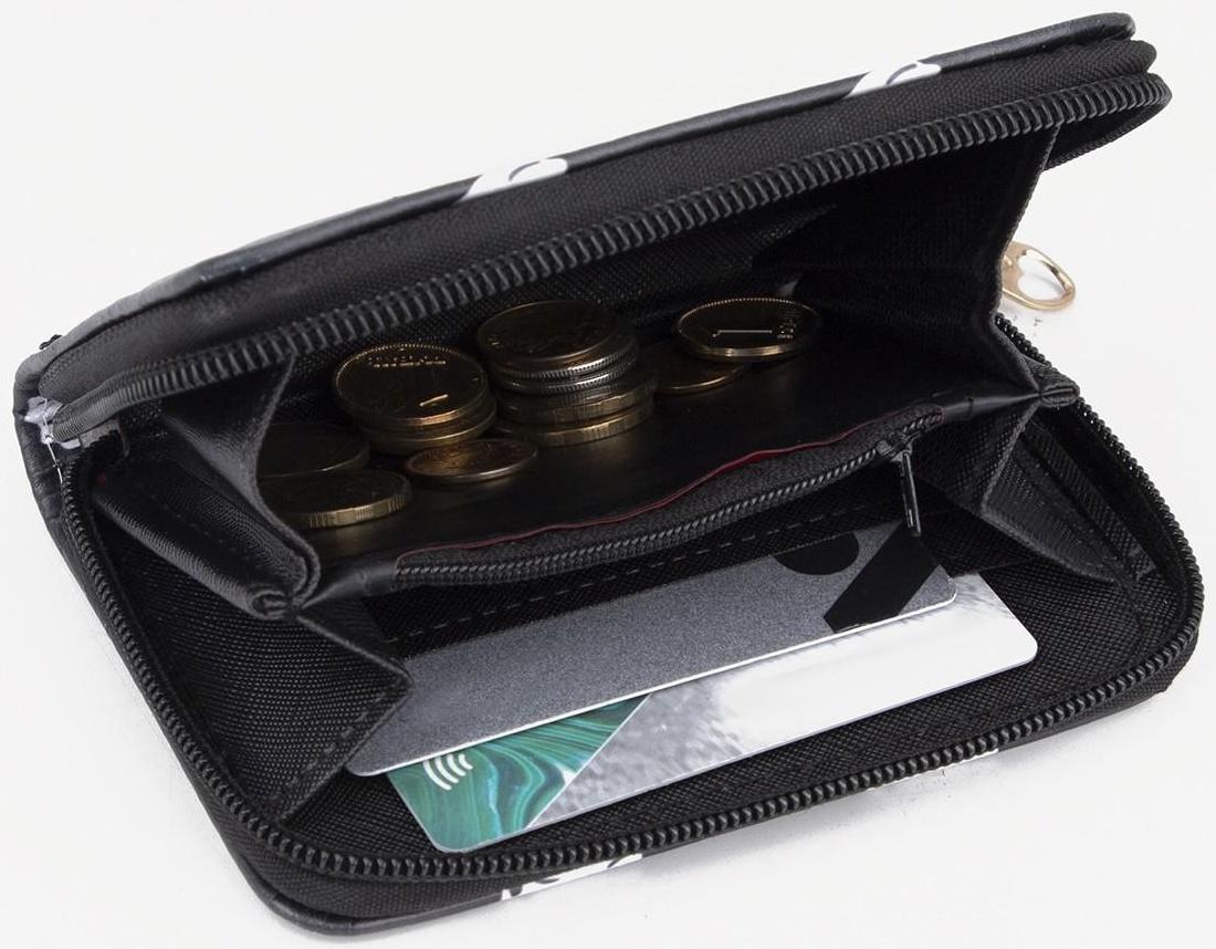 Кошелёк на молнии, цвет чёрный