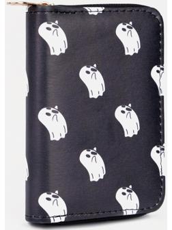 Кошелёк на молнии, цвет чёрный