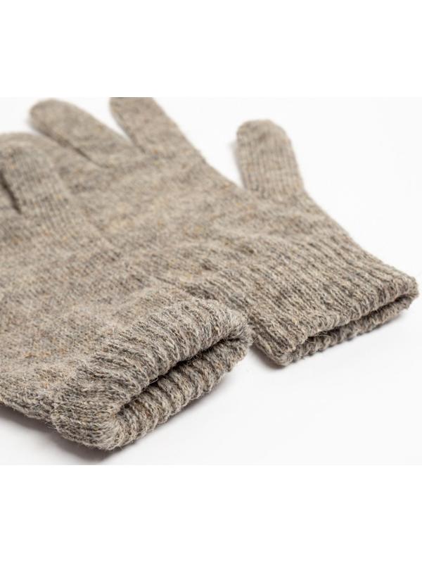 Перчатки женские, цвет светло-серый, размер 18