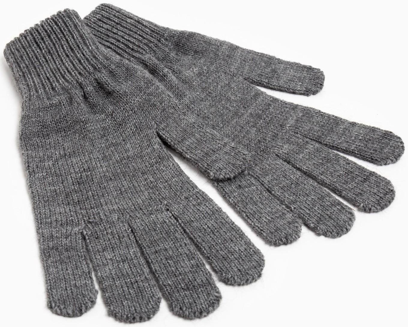 Перчатки женские, цвет графитовый, размер 18