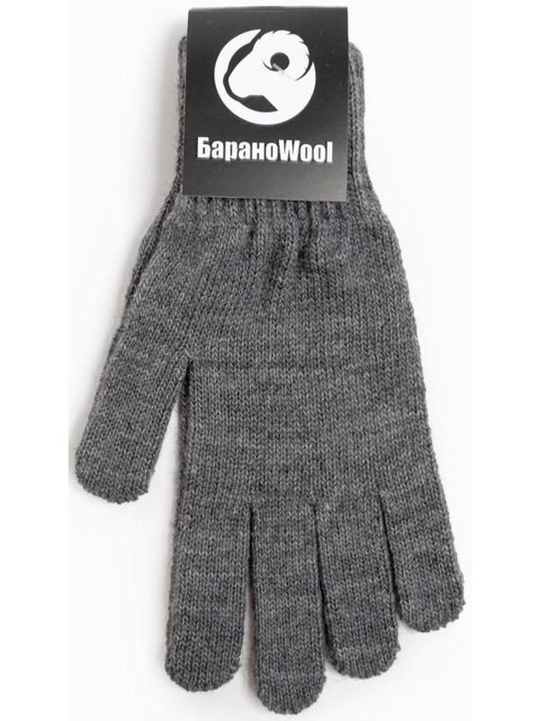 Перчатки женские, цвет графитовый, размер 18