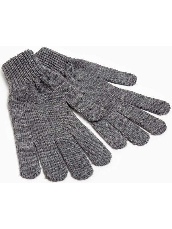 Перчатки женские, цвет графитовый, размер 18
