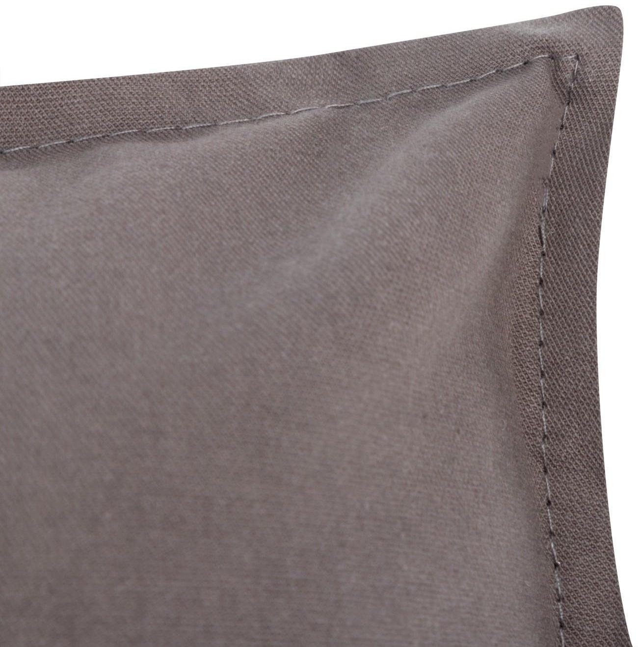 Подушка Этель, 30х50+1 см, серый, 100% хлопок