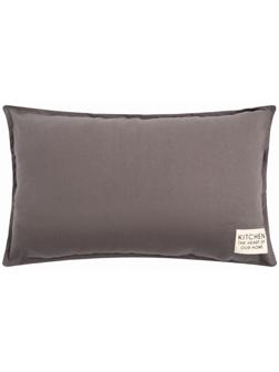 Подушка Этель, 30х50+1 см, серый, 100% хлопок