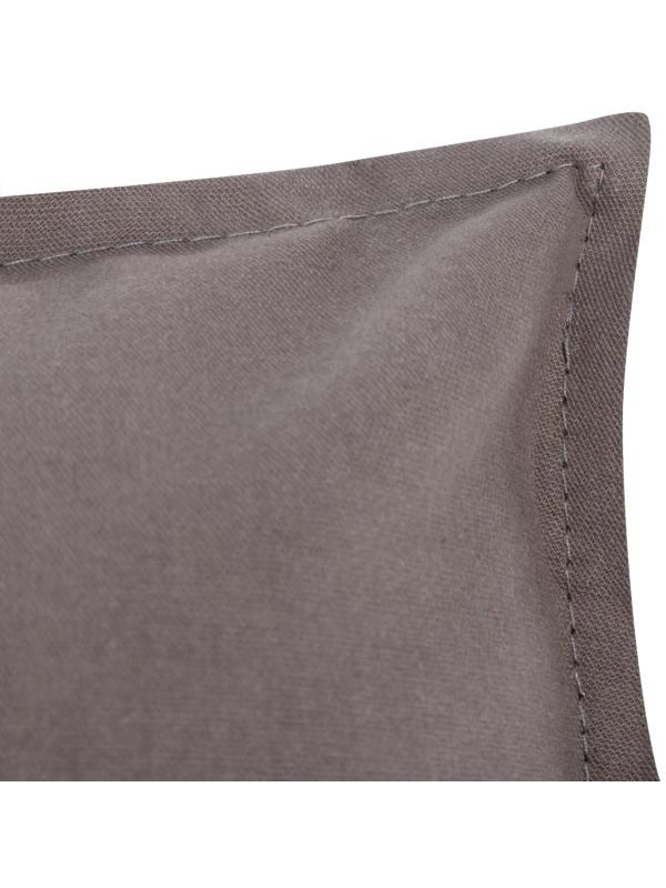 Подушка Этель, 30х50+1 см, серый, 100% хлопок