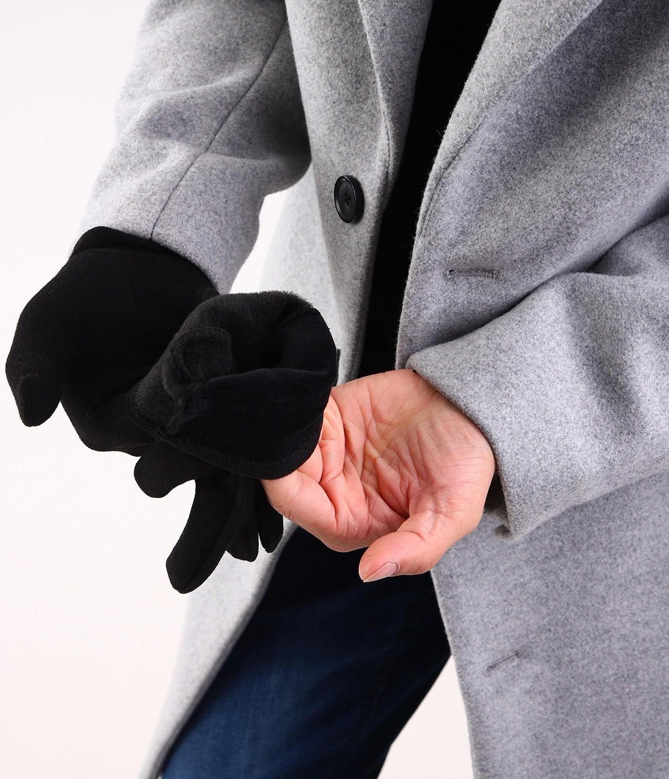 Перчатки мужские, безразмерные, цвет чёрный