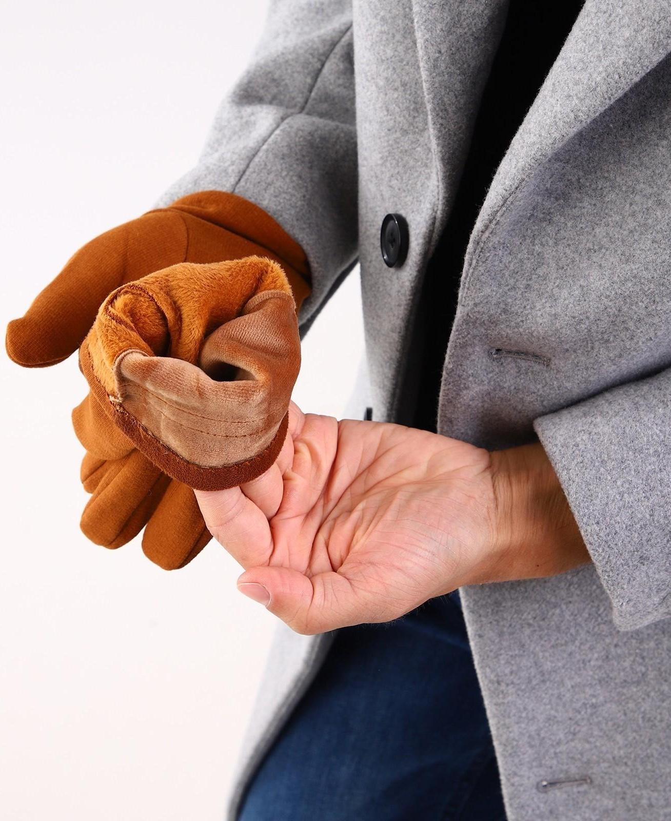 Перчатки мужские, безразмерные, цвет бежевый