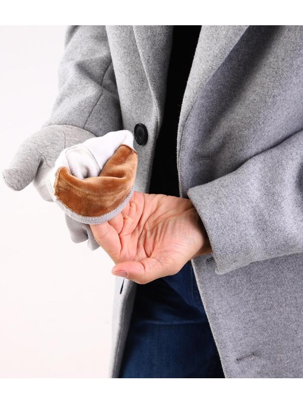 Перчатки мужские, безразмерные, цвет серый