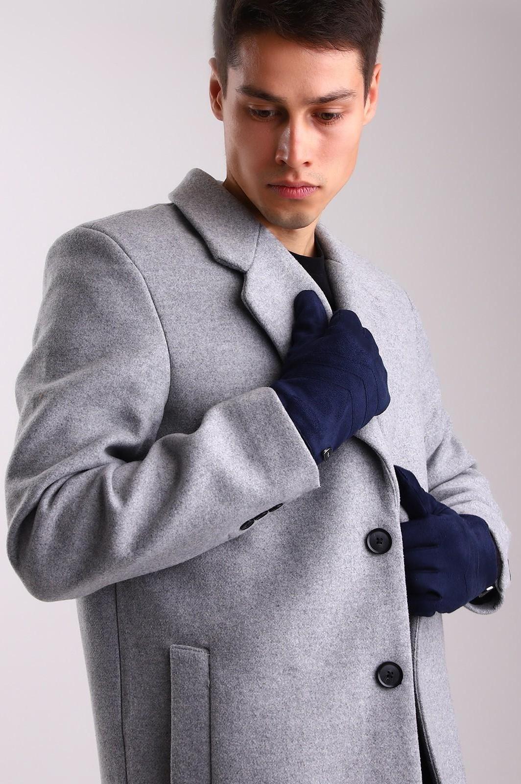 Перчатки мужские, безразмерные, цвет синий