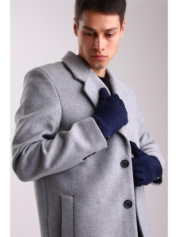 Перчатки мужские, безразмерные, цвет синий