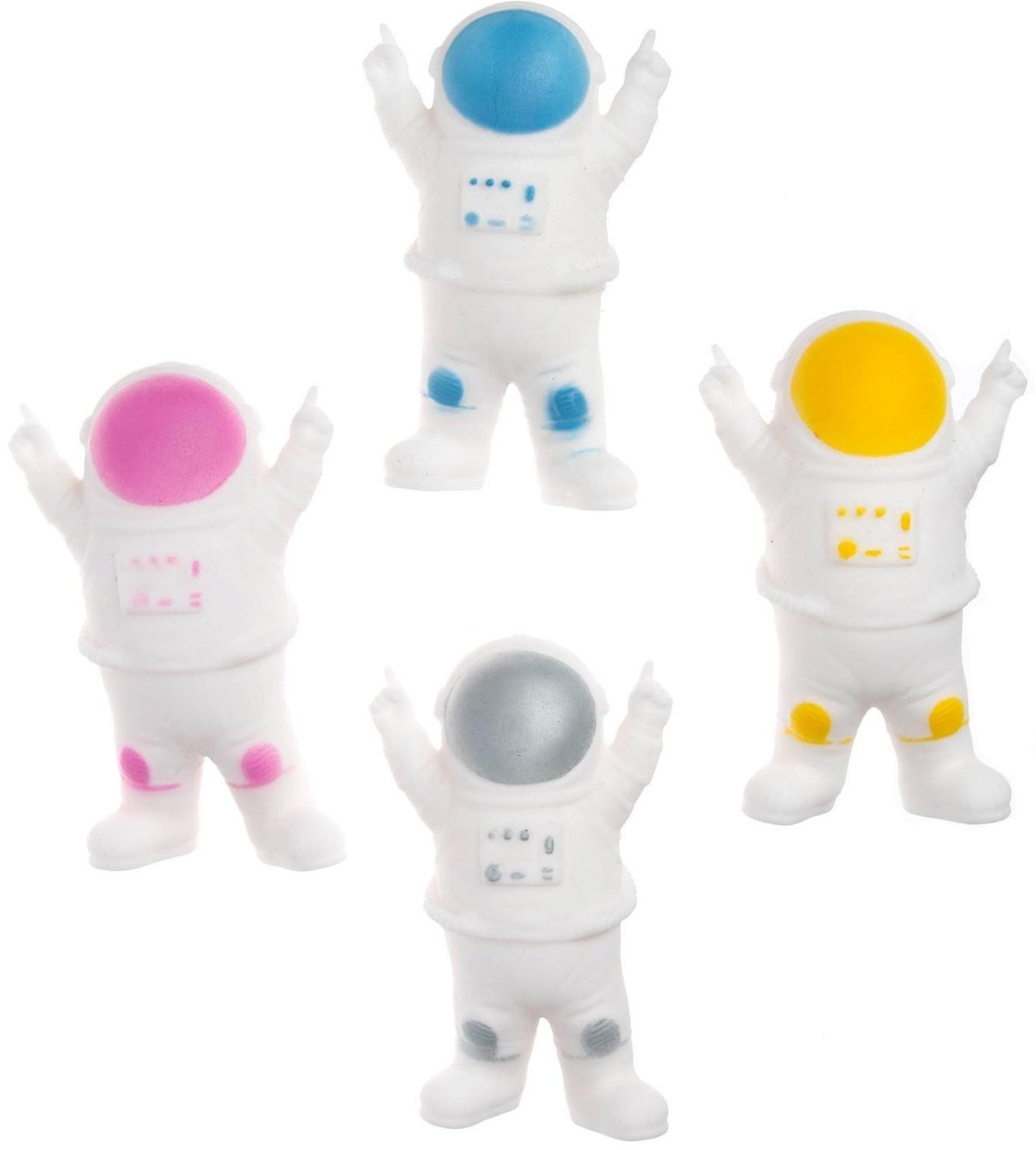 Мялка «Космонавт» с пастой, цвета МИКС