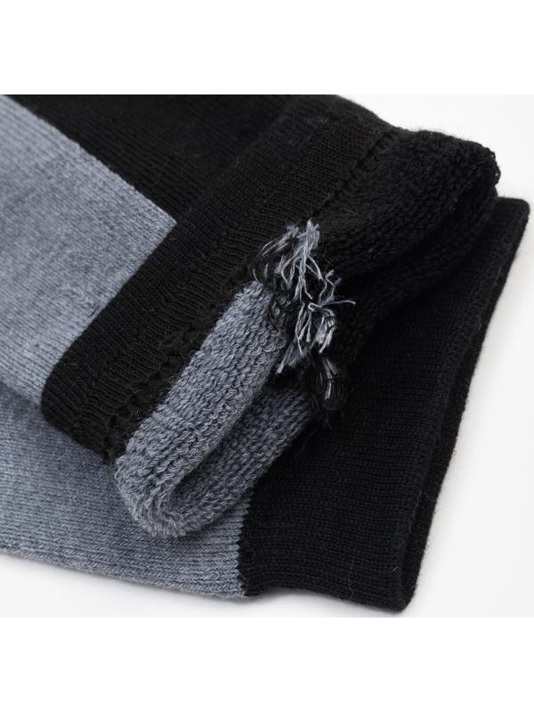 Термоноски мужские , цвет серый/чёрный, размер 29