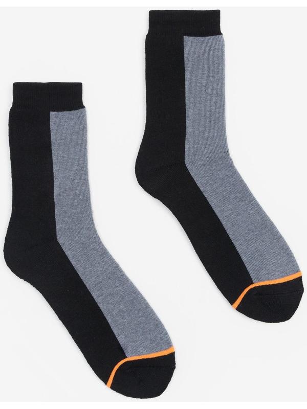 Термоноски мужские , цвет серый/чёрный, размер 29