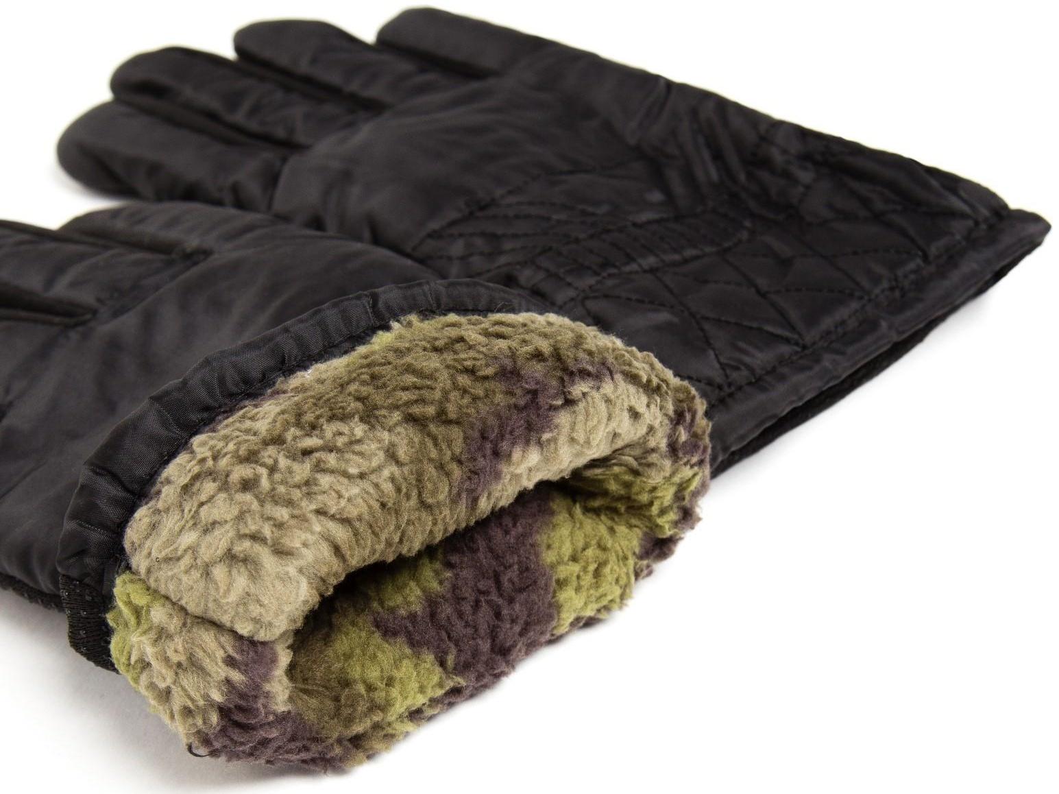 Перчатки зимние мужские MINAKU однотонные, цв.чёрный, р-р 8 (25 см)