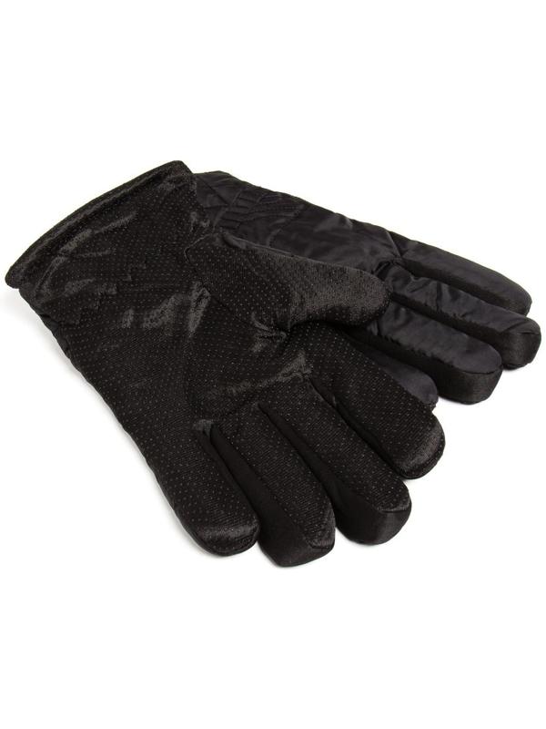 Перчатки зимние мужские MINAKU однотонные, цв.чёрный, р-р 8 (25 см)