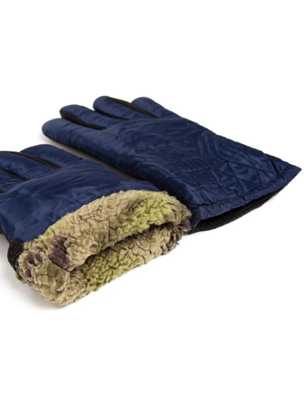 Перчатки зимние мужские MINAKU однотонные, цв.тёмно-синий, р-р 8 (25 см)