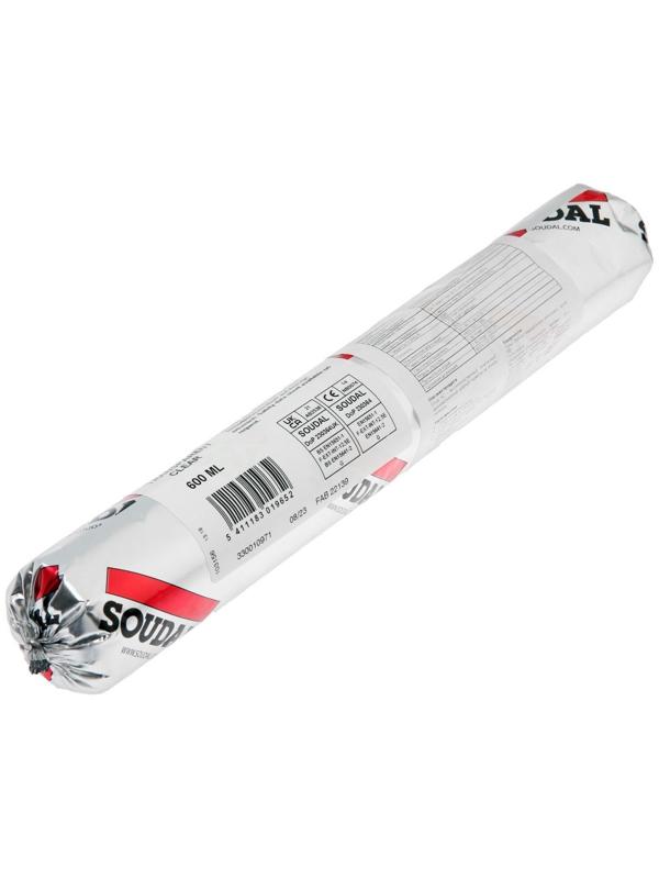 Герметик Soudal AC, для остекленения, силиконовый, 600 мл