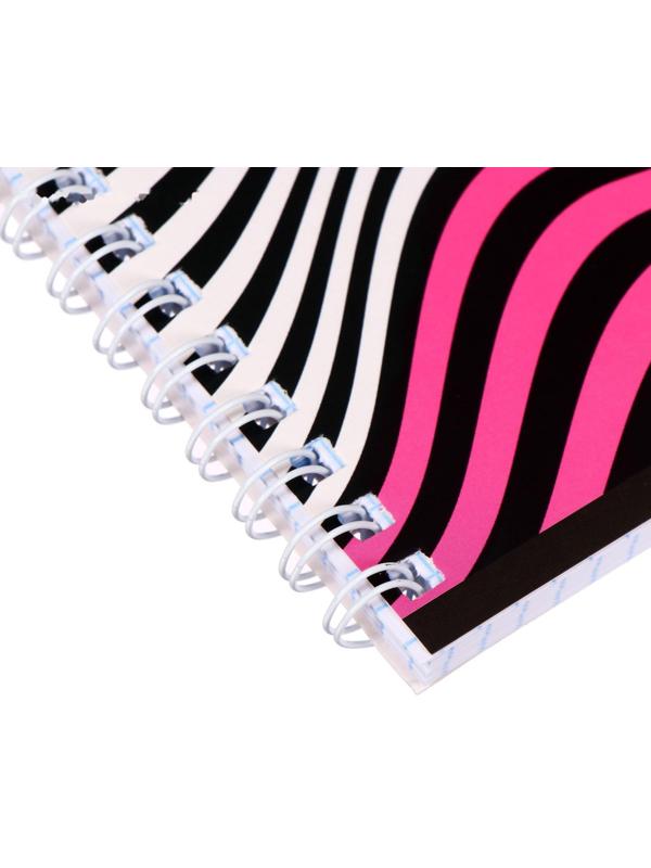 Тетрадь 60 листов в клетку на гребне 