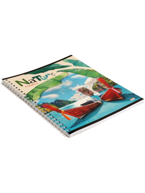 Тетрадь 60 листов в клетку на гребне 