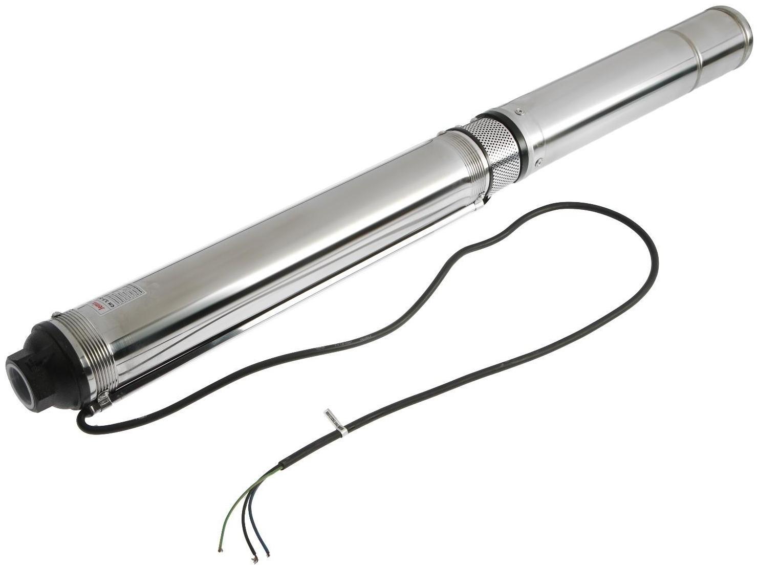 Насос скважинный JEMIX СН 3,5-2-80, центробежный, 900 Вт, напор 93 м, 75 л/мин, кабель 2 м