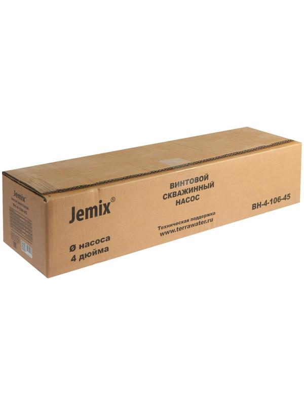 Насос скважинный JEMIX ВН-4-106-45, винтовой, 550 Вт, напор 106 м, 45 л/мин, кабель 30 м