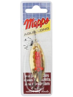 Блесна вращающаяся MEPPS Aglia Longue OR №4, 17 г, блистер