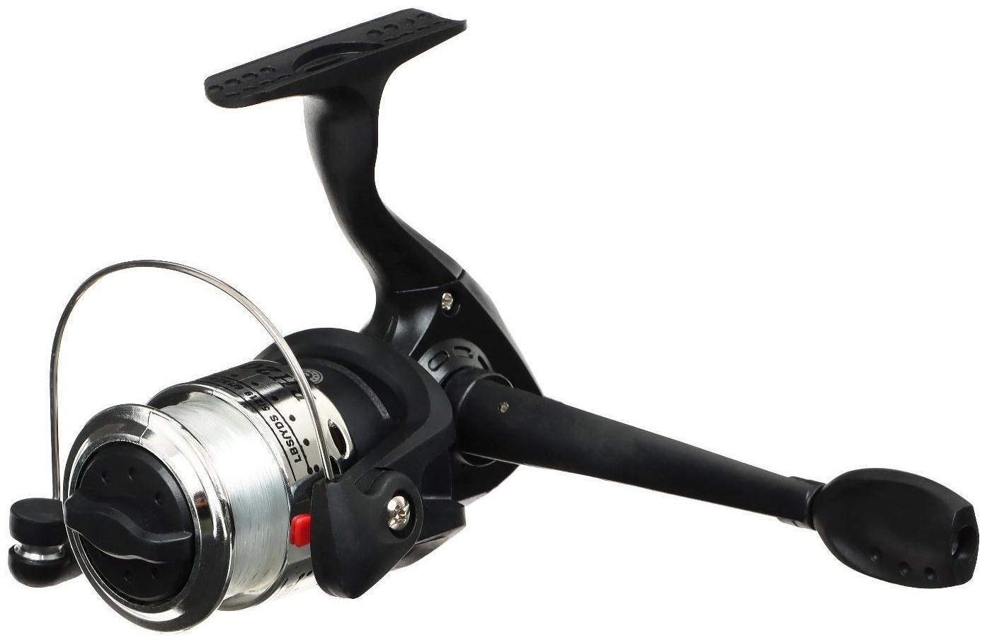 Катушка оснащённая BH200, 3 подшипника, 5.1:1, пластиковая шпуля, серебряная