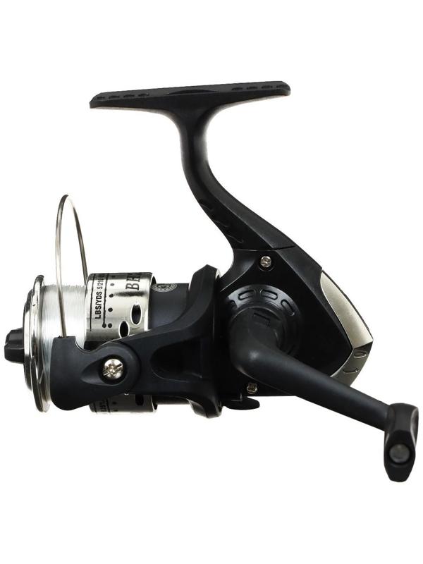 Катушка оснащённая BH200, 3 подшипника, 5.1:1, пластиковая шпуля, серебряная