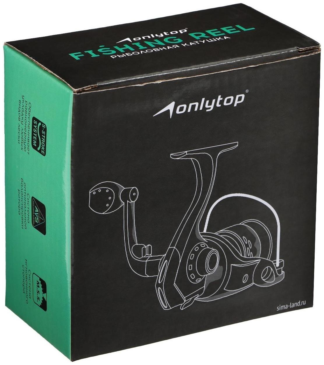 Катушка оснащённая BH200, 3 подшипника, 5.1:1, пластиковая шпуля, синяя