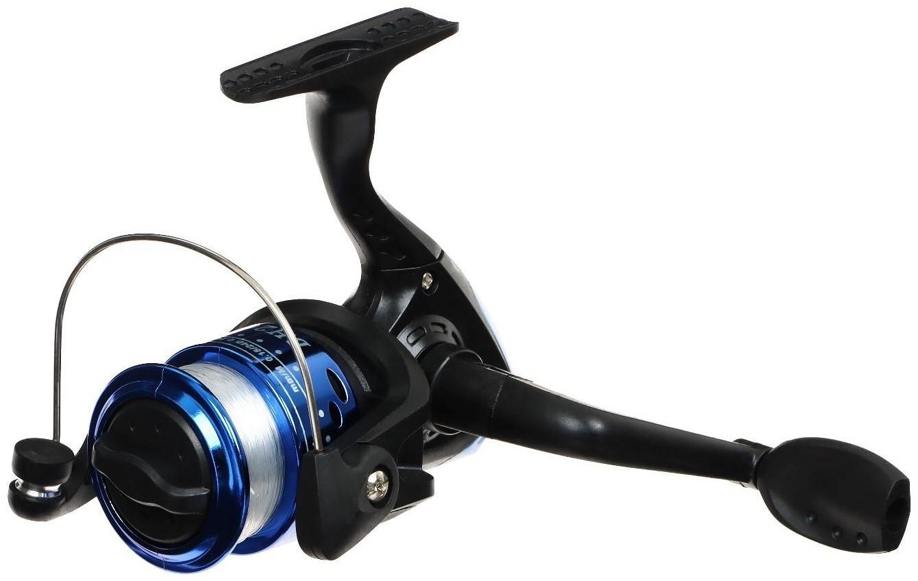 Катушка оснащённая BH200, 3 подшипника, 5.1:1, пластиковая шпуля, синяя