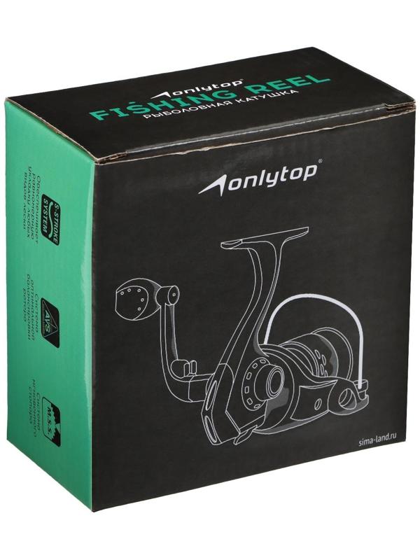 Катушка оснащённая BH200, 3 подшипника, 5.1:1, пластиковая шпуля, синяя