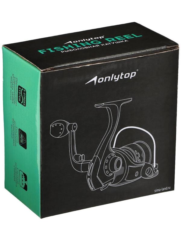 Катушка оснащённая BH200, 3 подшипника, 5.1:1, пластиковая шпуля, золотая