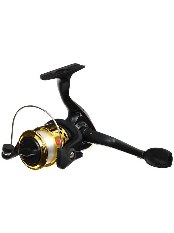 Катушка оснащённая BH200, 3 подшипника, 5.1:1, пластиковая шпуля, золотая