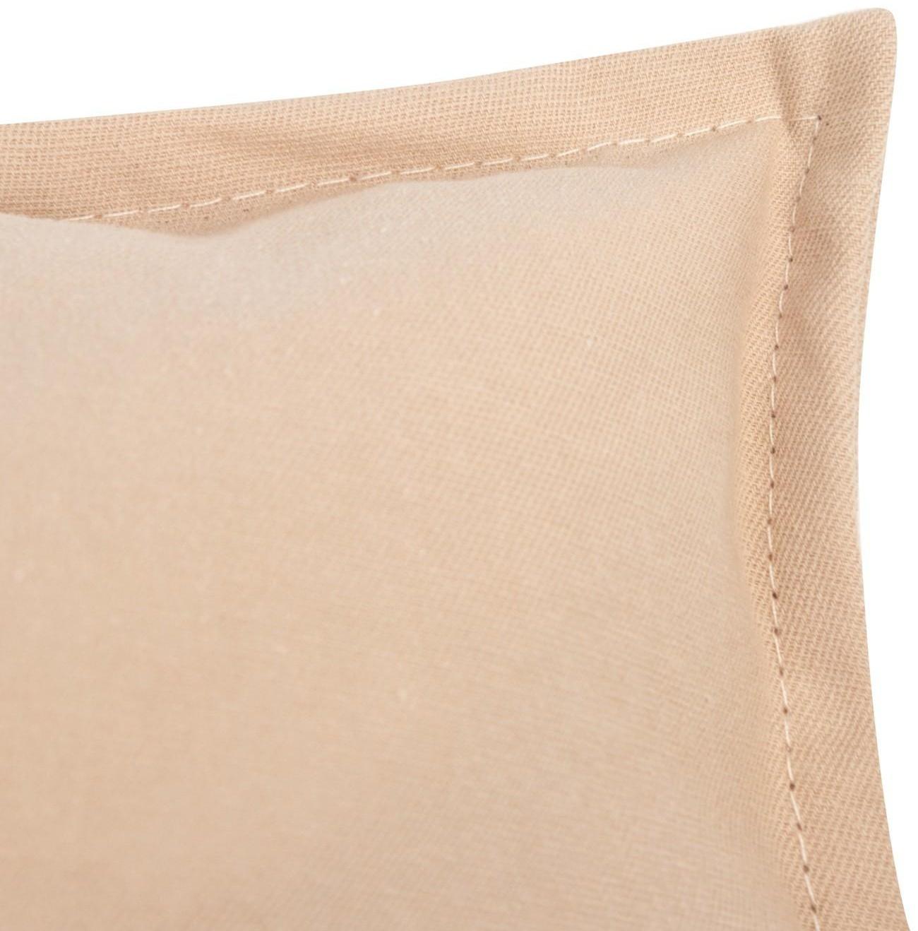 Подушка Этель, 45х45+1 см, бежевый, 100% хлопок