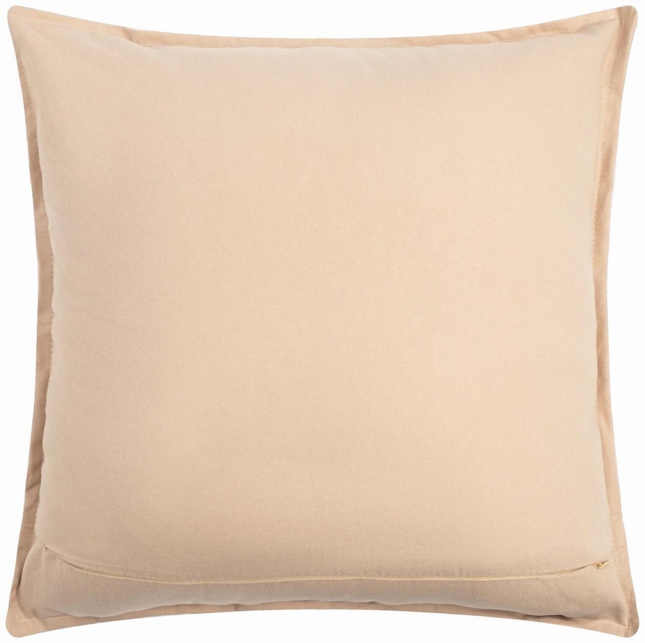 Подушка Этель, 45х45+1 см, бежевый, 100% хлопок